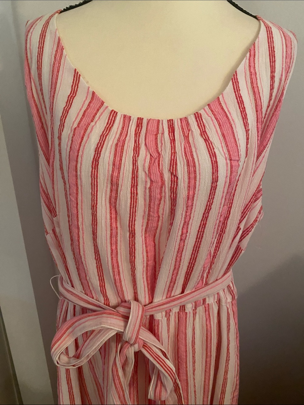 Talbots 100% cotton lined maxi dress 16W - Picture 2 of 7